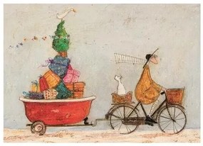 Kunstdruk Sam Toft - A Tubful of Good Cheer