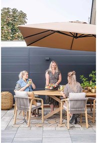 Garden Impressions Alora lounge dining stoel - grey sand