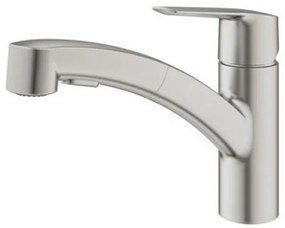 GROHE Start keukenmengkraan met handdouche Steel 30307DC1