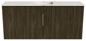 Mondiaz Joya DLux 90cm toiletmeubel shadow met wastafel faye midden 1 kraangat frappe