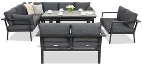 Sydney Comida 9 Garden Point aluminium tuinmeubelen antraciet