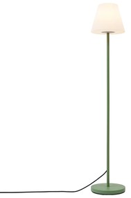 Buiten vloerlamp groen met witte kap IP65 - Virginia Modern E27 Buitenverlichting