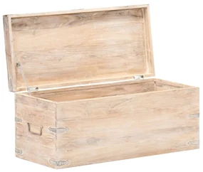 vidaXL Kist 90x40x40 cm massief acaciahout