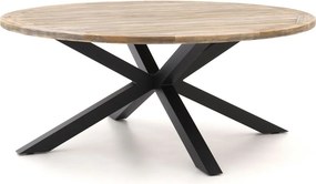Tuin eettafel ROUGH | Rond | Tuintafel Teakhout | Ø180cm | 6 personen | Kees Smit Tuinmeubelen