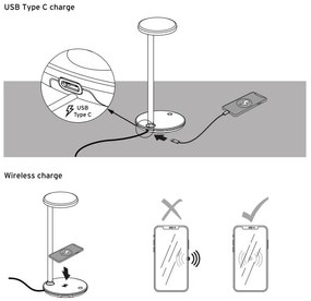 Flos -  Bureaulamp Oblique Antraciet  Methacrylaat