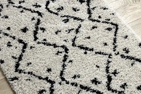 Tapijt, Vloerbekleding BERBER TETUAN B751 zigzag , crème - voor keuken, naar de gang