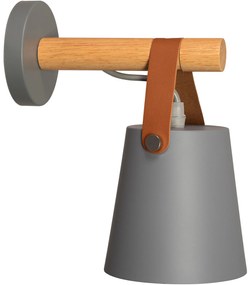 Wandlamp Metalen Wandlamp Met Streep Grijs APP468-1W GRIJS