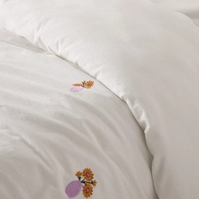 Dekbedovertrek vintage geborduurd katoen Ariette