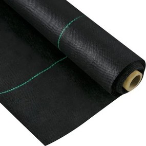 VEVOR 0,9 x 15,2 m onkruidbestrijdingsdoek, tuinvlies, 5 oz geweven onkruidbestrijdingsdoek, hoge permeabiliteit, geschikt voor bloemperken, geotextieldoek voor onderlaag, polyethyleen grondbedekking