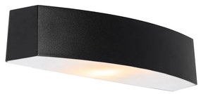 Moderne buiten wandlamp zwart IP44 - Bojan Modern E27 IP44 Buitenverlichting