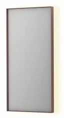 INK SP32 spiegel - 40x4x80cm rechthoek in stalen kader incl indir LED - verwarming - color changing - dimbaar en schakelaar - geborsteld koper 8410004