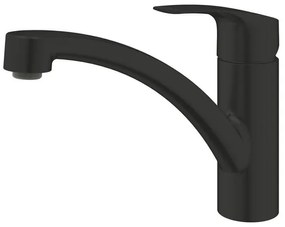 GROHE Eurosmart Keukenmengkraan - 22.7cm - draaibare uitloop - matte black 332812433