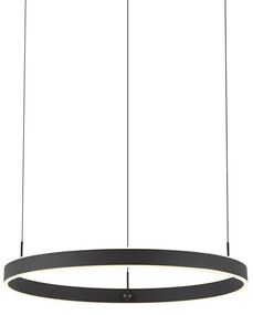 Design hanglamp zwart 3-staps dimbaar easylift - Titmus