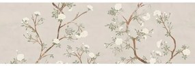 Colorker Enya wandtegel - 30x100cm - 9.4mm - gerectificeerd - Decor A - met decor - Nude (Crème) 2021904