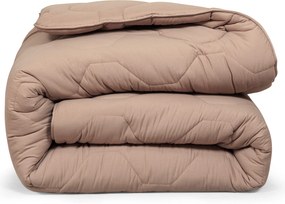 Dekbed 2 in 1 - Wasbaar dekbed zonder overtrek - 140x220 - taupe xl