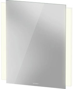 DuravitKetho 2spiegel met led verlichting verticaal60x70cmmet sensorschakelaar rechtsonderwit mat K27071000000000