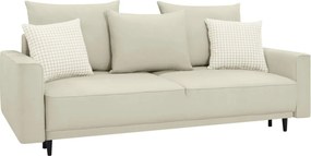 Slaapbank Boston 769, Aanwezig, Beige, 103x233x108cm, 94 kg, Poten: Hout