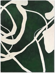 Handbeschilderde ingelijste canvasprint Masterpiece