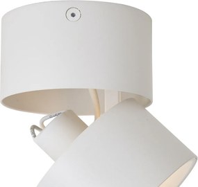 Moderne opbouwspot wit GU10 50mm kantelbaar - Echo