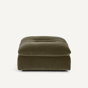 Modulaire fluwelen voetensteun, GIULIANO