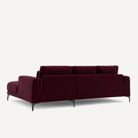 Linkse hoekbank fluweel, Marsile