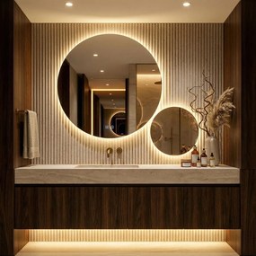 LED Spiegel R-9045 90cm + 45cm