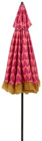 Edelman Mitchell parasol hart roze - Ø220 x 238 cm