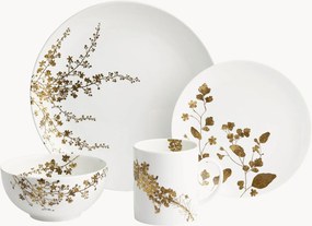Fine Bone China serviesset Vera Wang Jardin, 1 persoon, 4-delig