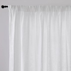 Breed gewassen linnen gordijn Onega