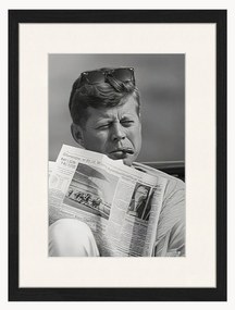 Ingelijste digitale print John