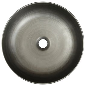 Kerra KR98 waskom rond zilver 41.5x41.5x13cm
