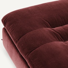 Modulaire fluwelen voetensteun, GIULIANO