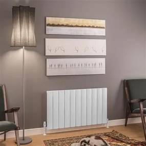 Eastbrook Tordino radiator 105x60cm aluminium 1129W wit mat