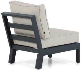 Hoek loungeset 6 personen Aluminium/Polywood (teakfinish) Grijs  Lifestyle Garden Furniture Bilbao