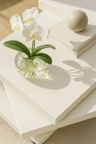 Witte Move salontafel met drie planken