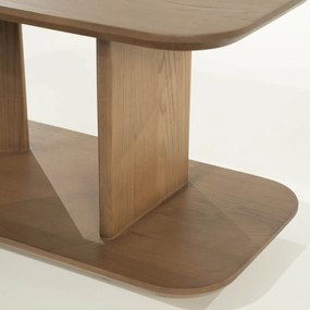Design Bijzettafel Eikenhout Bruin - 90 X 40cm.