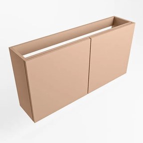 Mondiaz FOWY fonteinonderkast - 100x22x50cm - 2 deuren - push to open - softclose - Rosee FOWYTO100Ros2D