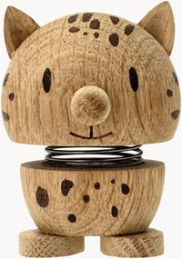 Decoratief object Leopard van eikenhout