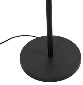 Moderne vloerlamp zwart 5-lichts - Facil