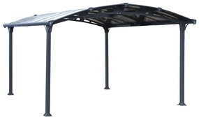 Toscaans Palram prieel van polycarbonaat - Canopia 3,6 x 4,3 m