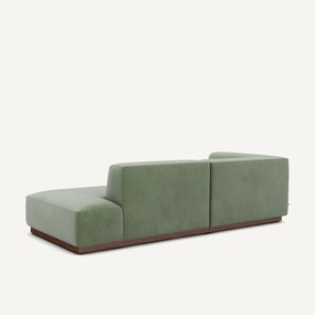 Linkse hoekbank in fluweel, Jacopo