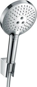 Hansgrohe Raindance Select S 120 3 stralen badset met slang 125 cm chroom