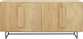 Modern Dressoir Licht Hout - 165x40x76cm.