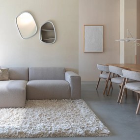 Zuiver Milka Cappuccino Kleine Bank Met Chaise Longue Links Cappuccino