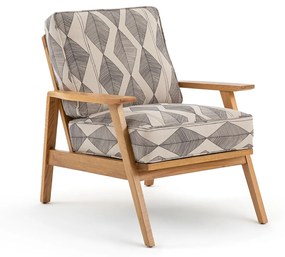 Vintage fauteuil met berber print, Batik
