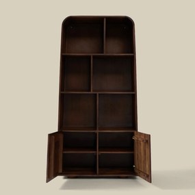 Open Kast Hoog Met Ronde Hoeken - 85x40x170cm.
