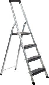 Escalo power step aluminium - Aluminium trapladder met brede treden - 4 treden