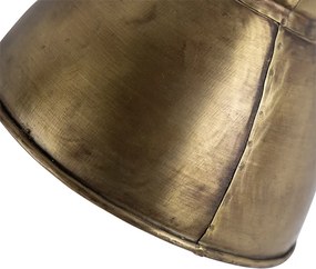 Smart plafondspot brons met hout 18 cm incl. Wifi A60 - Mangoes