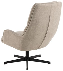 Moderne Fauteuil Beige Draaibaar