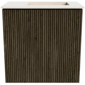 Mondiaz Joya DLux 40cm toiletmeubel shadow met wastafel faye rechts zonder kraangat meli